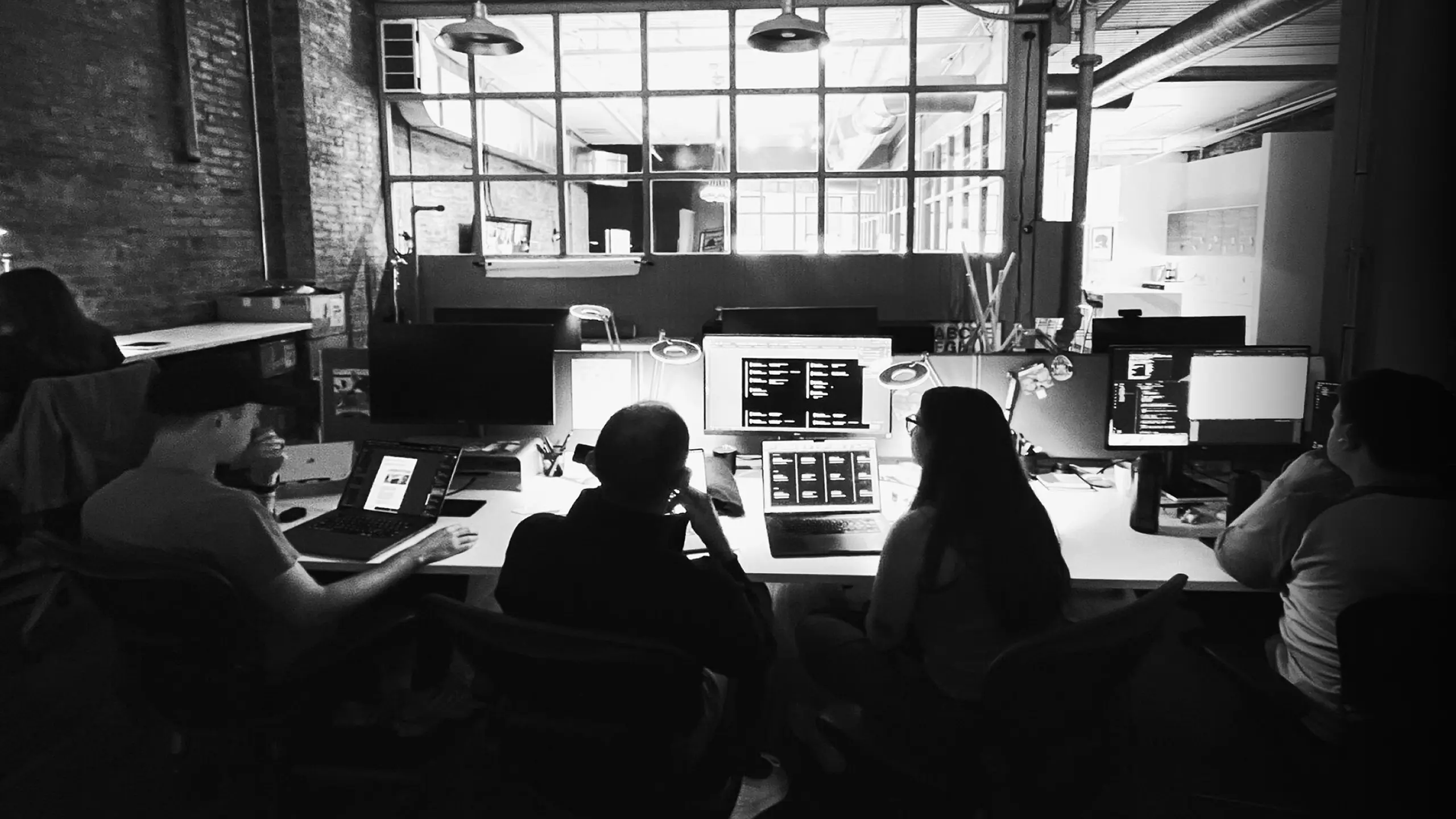 Multiple Inc. team working at their Washington Boulevard studio in Chicago
