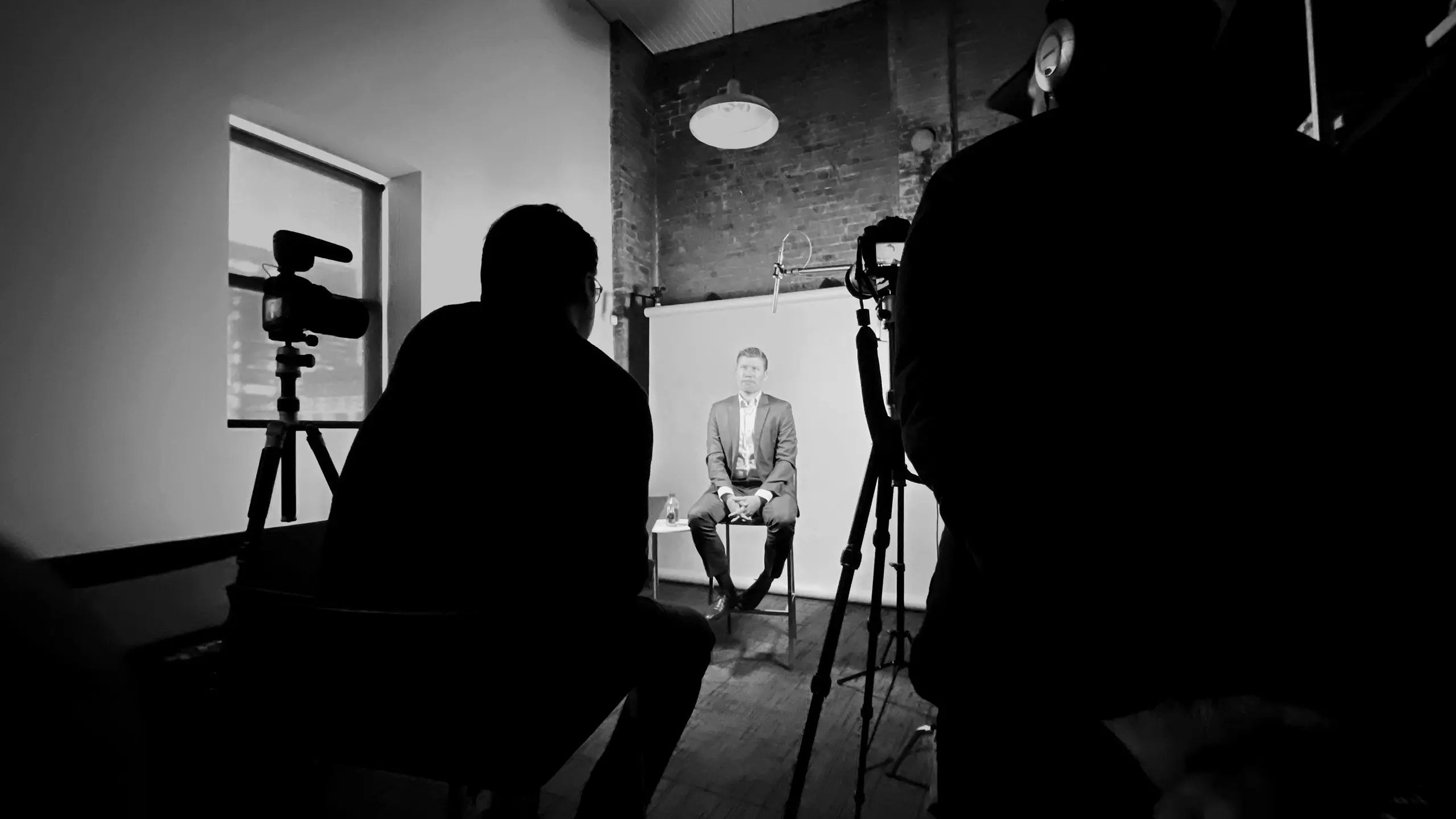 Multiple Inc. client video shoot in the Chicago office