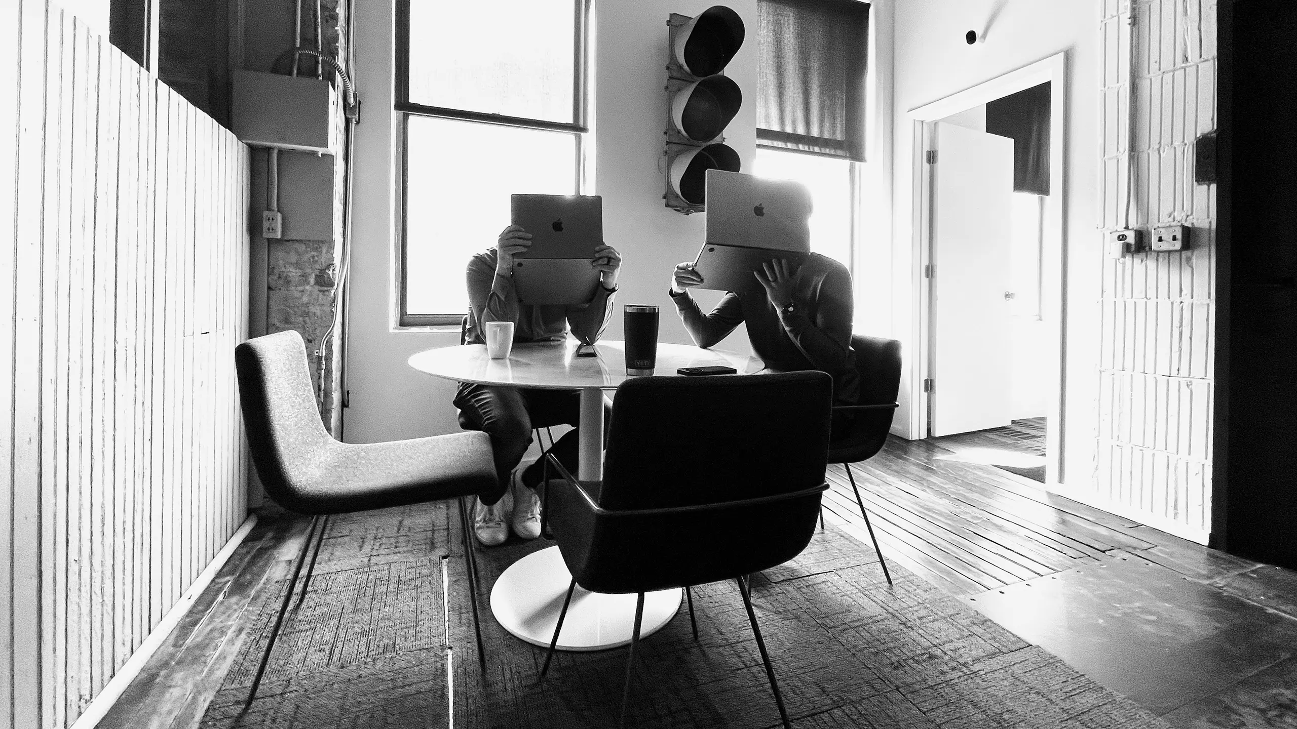 Multiple Inc. team collaborating in a client meeting at the Chicago studio